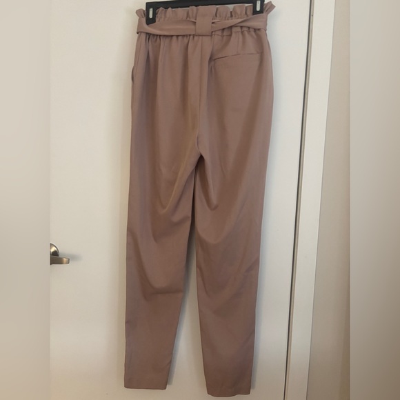 Light Tan High Waist Work Pants - Picture 2 of 4